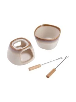 Am billigsten 🤩 Küche Butlers Mini-Fondue Mit 2 Gabeln AU CHOCOLAT In Beige Günstig Kaufen 🛒 -Butlers Geschaft butlers mini fondue mit 2 gabeln au chocolat in beige 4