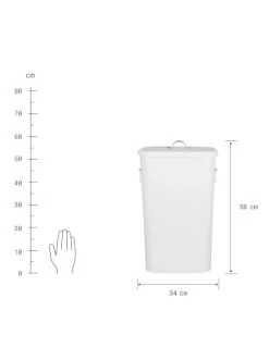 Bestes Angebot 🧨 Haushalt Butlers Mülleimer 41 Liter BINSTER In Weiß Günstig Kaufen ⌛ -Butlers Geschaft butlers mulleimer 41 liter binster in weiss 3