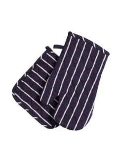 Großhandel 🎉 Heimtextilien Butlers Ofen-Set 2 Teilig BUTCHERSTRIPE In Blau Günstig Kaufen 🌟