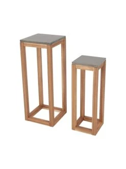 Besorgen 💯 Garten & Balkon Butlers Pflanzenhocker 2er-Set CONCRETE In Natur-Grau Günstig Kaufen ✔️