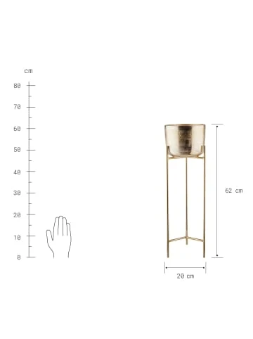 Rabatt 🤩 Dekoration Butlers Pflanztopf Mit Ständer Höhe 62cm BANQUET In Gold Günstig Kaufen 😉 5 Rabatt 🤩 Dekoration Butlers Pflanztopf Mit Ständer Höhe 62cm BANQUET In Gold Günstig Kaufen 😉 – Bild 3