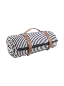 Neu ✨ Heimtextilien Butlers Picknickdecke Streifen L 150 X B 200cm WANDERLUST In Blau-Creme Günstig Kaufen 👏