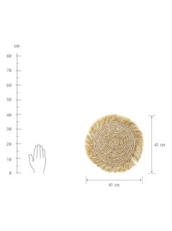 Top 10 😍 Heimtextilien Butlers Platzset Mit Fransen Ø41cm RAFFIA In Natur Günstig Kaufen 👍 -Butlers Geschaft butlers platzset mit fransen o41cm raffia in natur 2