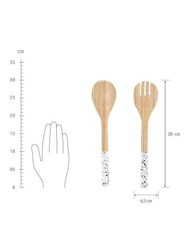 Budget 🎁 Küche Butlers Salatbesteck 2-tlg. BAMBOO In Weiß-Schwarz Günstig Kaufen ✔️ 4 Budget 🎁 Küche Butlers Salatbesteck 2-tlg. BAMBOO In Weiß-Schwarz Günstig Kaufen ✔️ – Bild 2