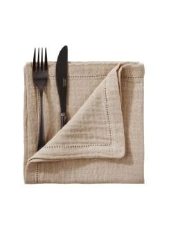Coupon 😀 Heimtextilien Butlers Serviette L 42 X B 42cm LOOM In Beige Günstig Kaufen ✔️