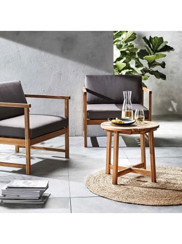 Auslauf ⭐ Garten & Balkon Butlers Sessel Mit Kissen MIDTOWN In Natur-Grau Günstig Kaufen 😉 4 Auslauf ⭐ Garten & Balkon Butlers Sessel Mit Kissen MIDTOWN In Natur-Grau Günstig Kaufen 😉 – Bild 2