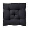 Aktion 🎁 Garten & Balkon Butlers Sitzkissen L 40 X B 40cm SOLID In Schwarz Günstig Kaufen 🎉