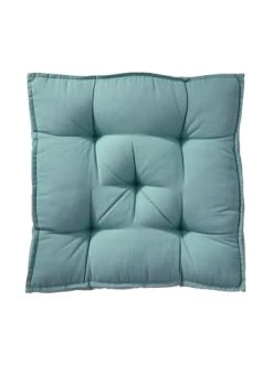 Aktion 😉 Garten & Balkon Butlers Sitzkissen L 40 X B 40cm SOLID In Türkis Günstig Kaufen 🌟