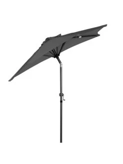 Bestpreis 🧨 Garten & Balkon Butlers Sonnenschirm Halbrund Mit Knickgelenk Und Kurbel SIESTA In Anthrazit Günstig Kaufen 🥰 -Butlers Geschaft butlers sonnenschirm halbrund mit knickgelenk und kurbel siesta in anthrazit 3