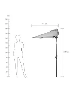 Top 10 🎁 Garten & Balkon Butlers Sonnenschirm Halbrund Mit Knickgelenk Und Kurbel SIESTA In Hellgrau Günstig Kaufen 🤩 14 Top 10 🎁 Garten & Balkon Butlers Sonnenschirm Halbrund Mit Knickgelenk Und Kurbel SIESTA In Hellgrau Günstig Kaufen 🤩 -Butlers Geschaft butlers sonnenschirm halbrund mit knickgelenk und kurbel siesta in hellgrau 2