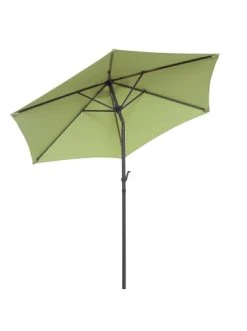 Auslauf 😍 Garten & Balkon Butlers Sonnenschirm Mit Kurbel Ø180cm SIESTA In Olivgrün Günstig Kaufen 🔥