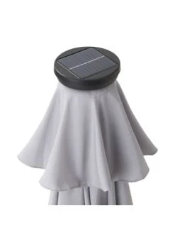 Budget 💯 Garten & Balkon Butlers Sonnenschirm Mit LED-Solar-Lichter Ø270cm SUN & STARS In Hellgrau Günstig Kaufen 🎁 -Butlers Geschaft butlers sonnenschirm mit led solar lichter o270cm sun and stars in hellgrau 4