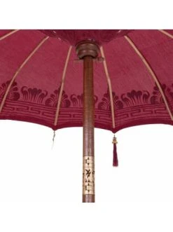 Blitzangebot 👍 Garten & Balkon Butlers Sonnenschirm Ø180cm ORIENTAL LOUNGE In Dunkelrot Günstig Kaufen 🛒 -Butlers Geschaft butlers sonnenschirm o180cm oriental lounge in dunkelrot 4