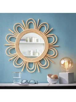 Budget ✨ Dekoration Butlers Spiegel Blumenförmig Ø52cm COTTAGE In Natur Günstig Kaufen 😉 -Butlers Geschaft butlers spiegel blumenformig o52cm cottage in natur 1