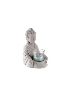 Bestes Angebot ✨ Dekoration Butlers Statue Mit Teelichthalter Höhe 17cm BUDDHA In Grau Günstig Kaufen ⌛ -Butlers Geschaft butlers statue mit teelichthalter hohe 17cm buddha in grau 2