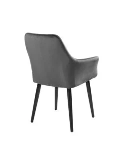 Angebote 👏 Möbel Butlers Stuhl Samt 2er-Set Grau VELVET In Grau Günstig Kaufen ⌛ -Butlers Geschaft butlers stuhl samt 2er set grau velvet in grau 2