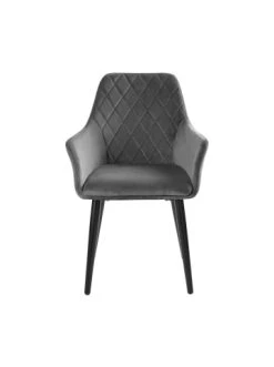 Brandneu ❤️ Möbel Butlers Stuhl Samt VELVET In Dunkelgrau Günstig Kaufen 👏 -Butlers Geschaft butlers stuhl samt velvet in dunkelgrau 2