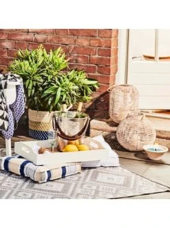 Auslauf 🔔 Küche Butlers Tablett Mit Griffen L 55 X B 35cm CAMPAGNE In Weiß Günstig Kaufen 🤩 -Butlers Geschaft butlers tablett mit griffen l 55 x b 35cm campagne in weiss 5