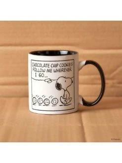 Auslauf ❤️ Küche Butlers Tasse Comic Cookies PEANUTS In Schwarz-Weiß Günstig Kaufen 🌟 -Butlers Geschaft butlers tasse comic cookies peanuts in schwarz weiss 3