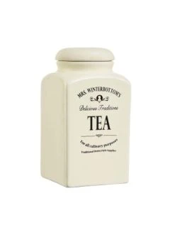 Angebote 🛒 Küche Butlers Teedose 1,3 L MRS. WINTERBOTTOM'S In Creme Günstig Kaufen 🎁 -Butlers Geschaft butlers teedose 1 3 l mrs winterbottoms in creme 1