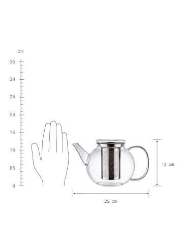 Schlussverkauf 🧨 Küche Butlers Teekanne 1,2 L TEA TIME In Transparent Günstig Kaufen 🌟 5 Schlussverkauf 🧨 Küche Butlers Teekanne 1,2 L TEA TIME In Transparent Günstig Kaufen 🌟 – Bild 3