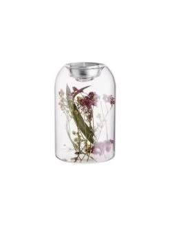 Schlussverkauf 😉 Dekoration Butlers Teelichthalter Mit Individuellen Trockenblumen Höhe 12cm FLOWER MARKET In Transparent Günstig Kaufen 🛒 -Butlers Geschaft butlers teelichthalter mit individuellen trockenblumen hohe 12cm flower market in transparent 2