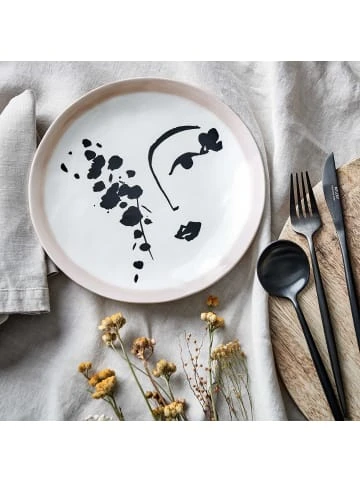 Bestpreis 👍 Küche Butlers Teller Gesicht Mit Rosa Rand Ø21cm LINE ART In Schwarz-Weiß Günstig Kaufen 👏 4 Bestpreis 👍 Küche Butlers Teller Gesicht Mit Rosa Rand Ø21cm LINE ART In Schwarz-Weiß Günstig Kaufen 👏 – Bild 2