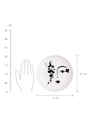 Bestpreis 👍 Küche Butlers Teller Gesicht Mit Rosa Rand Ø21cm LINE ART In Schwarz-Weiß Günstig Kaufen 👏 6 Bestpreis 👍 Küche Butlers Teller Gesicht Mit Rosa Rand Ø21cm LINE ART In Schwarz-Weiß Günstig Kaufen 👏 – Bild 4