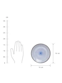 Neu ⭐ Küche Butlers Teller Ø16cm DIM SUM In Blau-Weiß Günstig Kaufen ⌛ -Butlers Geschaft butlers teller o16cm dim sum in blau weiss 3