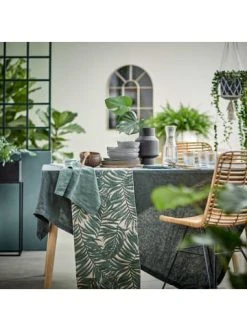 Blitzangebot 🧨 Küche Butlers Tischdecke 160x160 Cm RIGA In Dunkelgrün Günstig Kaufen 🌟 -Butlers Geschaft butlers tischdecke 160x160 cm riga in dunkelgrun 1