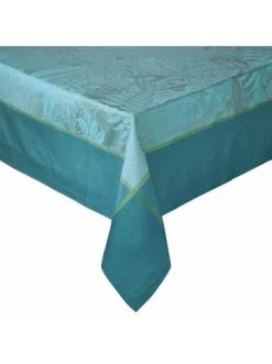 Coupon 😀 Küche Butlers Tischdecke 160x250 Cm GREEN HOUSE In Petrol Günstig Kaufen 🧨