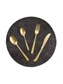 Rabatt 🎁 Heimtextilien Butlers Tischset Perlen Ø35cm SHINE ON In Schwarz Günstig Kaufen 🧨