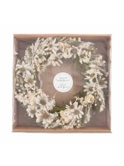 Schlussverkauf 🛒 Dekoration Butlers Trockenblumenkranz Bleache Ø25cm FLOWER MARKET In Weiß Günstig Kaufen 🔔 -Butlers Geschaft butlers trockenblumenkranz bleache o25cm flower market in weiss 2
