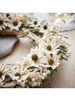 Schlussverkauf 🛒 Dekoration Butlers Trockenblumenkranz Bleache Ø25cm FLOWER MARKET In Weiß Günstig Kaufen 🔔 -Butlers Geschaft butlers trockenblumenkranz bleache o25cm flower market in weiss 3