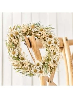 Schlussverkauf 🛒 Dekoration Butlers Trockenblumenkranz Bleache Ø25cm FLOWER MARKET In Weiß Günstig Kaufen 🔔 -Butlers Geschaft butlers trockenblumenkranz bleache o25cm flower market in weiss 4