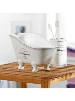 Top 10 🔥 Haushalt Butlers Utensilienbehälter Badewanne SALON BEAUTÉ In Creme Günstig Kaufen ⌛ -Butlers Geschaft butlers utensilienbehalter badewanne salon beaute in creme 3