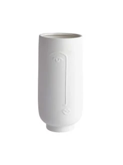 Angebote 😉 Dekoration Butlers Vase Höhe 29cm LINE ART In Weiß Günstig Kaufen 💯