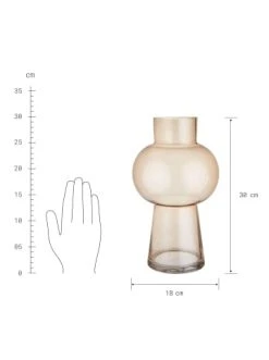 Schlussverkauf 🎁 Dekoration Butlers Vase Höhe 30cm BEA In Hellorange Günstig Kaufen 😀 -Butlers Geschaft butlers vase hohe 30cm bea in hellorange 3