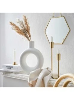 Billig 🎉 Dekoration Butlers Vase Höhe 30cm LOOP In Weiß Günstig Kaufen 🤩 -Butlers Geschaft butlers vase hohe 30cm loop in weiss 1