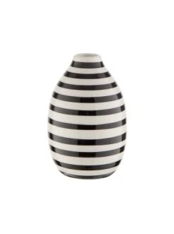 Neu 🔔 Dekoration Butlers Vase Streifen Höhe 14cm CARO In Weiß-Schwarz Günstig Kaufen 👍
