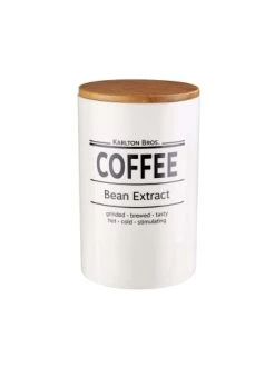 Angebote 🔥 Küche Butlers Vorratsdose Coffee 1100ml KARLTON BROS. In Weiß Günstig Kaufen 🌟