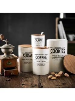 Angebote 🔥 Küche Butlers Vorratsdose Coffee 1100ml KARLTON BROS. In Weiß Günstig Kaufen 🌟 -Butlers Geschaft butlers vorratsdose coffee 1100ml karlton bros in weiss 6