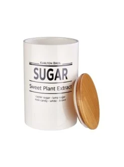 Blitzangebot 😀 Küche Butlers Vorratsdose Sugar 1100ml KARLTON BROS. In Weiß Günstig Kaufen 💯 -Butlers Geschaft butlers vorratsdose sugar 1100ml karlton bros in weiss 2