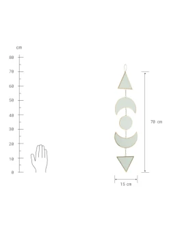 Schlussverkauf ✨ Butlers Wanddekoration Aus 5 Spiegeln Länge 70cm CARAT In Gold Günstig Kaufen 🛒 -Butlers Geschaft butlers wanddekoration aus 5 spiegeln lange 70cm carat in gold 2