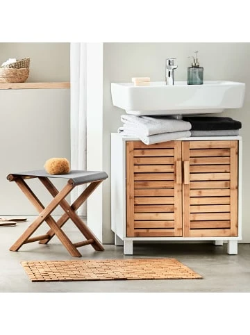 Budget 🎉 Möbel Butlers Waschbeckenunterschrank WHITE SANDS In Natur-Weiß Günstig Kaufen 🔔 4 Budget 🎉 Möbel Butlers Waschbeckenunterschrank WHITE SANDS In Natur-Weiß Günstig Kaufen 🔔 – Bild 2