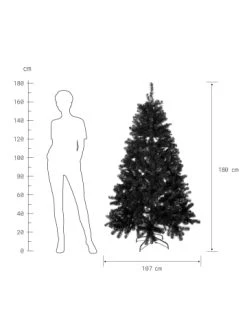 Auslauf 😍 Weihnachten Butlers Weihnachtsbaum Höhe 180cm TREE OF THE MONTH In Schwarz Günstig Kaufen 🧨 -Butlers Geschaft butlers weihnachtsbaum hohe 180cm tree of the month in schwarz 2