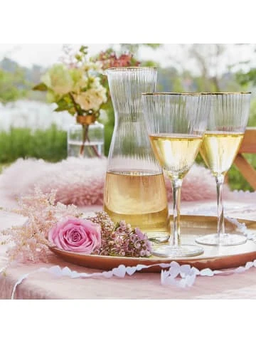 Bestpreis 🔔 Küche Butlers Weinglas Mit Goldrand Und Rillen 280ml GOLDEN TWENTIES In Transparent Günstig Kaufen 👏 4 Bestpreis 🔔 Küche Butlers Weinglas Mit Goldrand Und Rillen 280ml GOLDEN TWENTIES In Transparent Günstig Kaufen 👏 – Bild 2