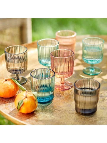 Schlussverkauf 🤩 Küche Butlers Weinglas Mit Rillen 250 Ml CHELSEA In Pastellorange Günstig Kaufen ✔️ 6 Schlussverkauf 🤩 Küche Butlers Weinglas Mit Rillen 250 Ml CHELSEA In Pastellorange Günstig Kaufen ✔️ – Bild 4