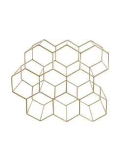 Schlussverkauf 🎁 Möbel Butlers Weinregal Für 9 Flaschen L 36 X H 30cm CUBICLE In Gold Günstig Kaufen 🔔 -Butlers Geschaft butlers weinregal fur 9 flaschen l 36 x h 30cm cubicle in gold 2