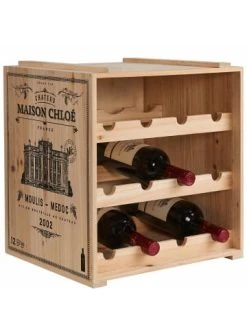 Schlussverkauf ✔️ Möbel Butlers Weinregal VINOTHEK In Natur Günstig Kaufen 😉